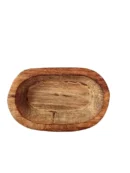 Wooden Dough Bowl Candle