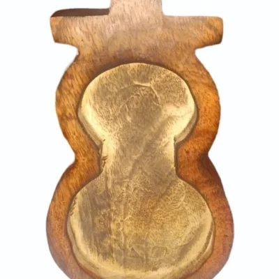 Wooden Guitar Shape Candle Mold