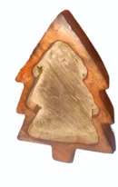 Wooden X Mas Tree Candle Molds