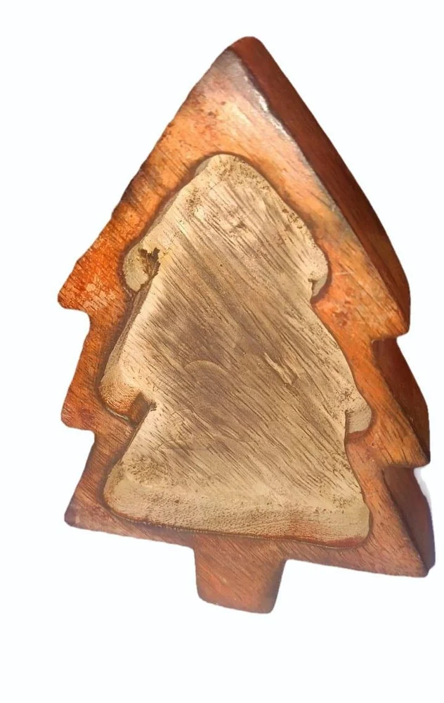 Wooden X Mas Tree Candle Molds