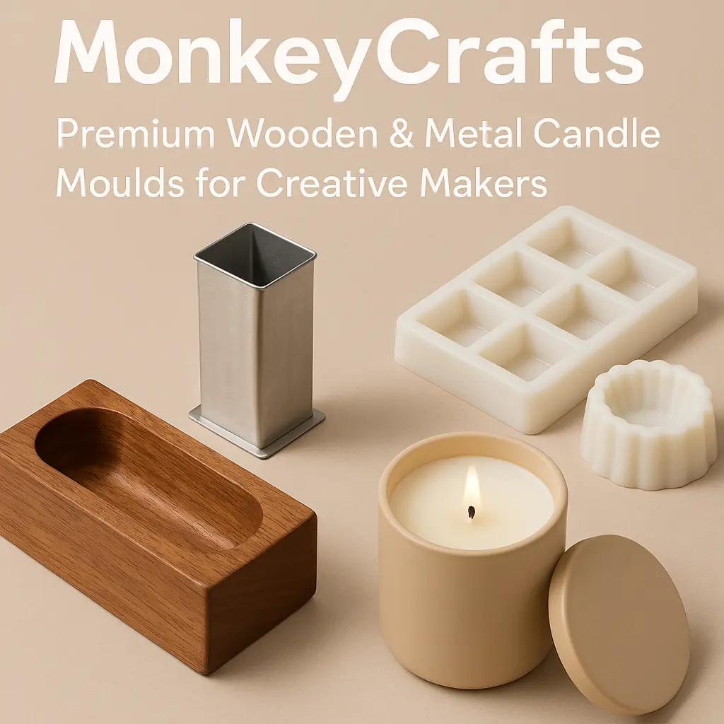 Premium Wooden & Metal Candle Moulds for Creative Makers